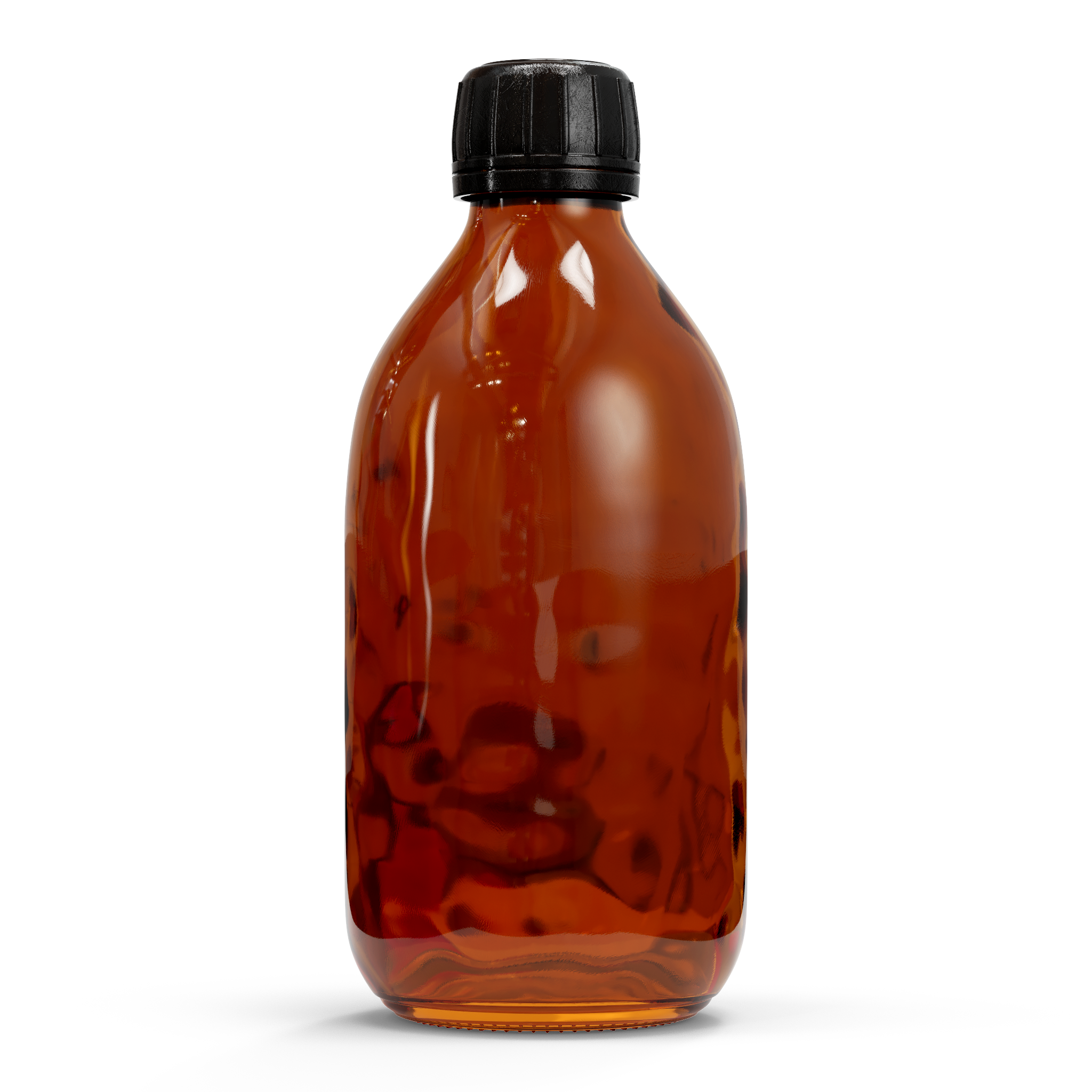 Glazen fles - Bruin (incl. varierende doppen)