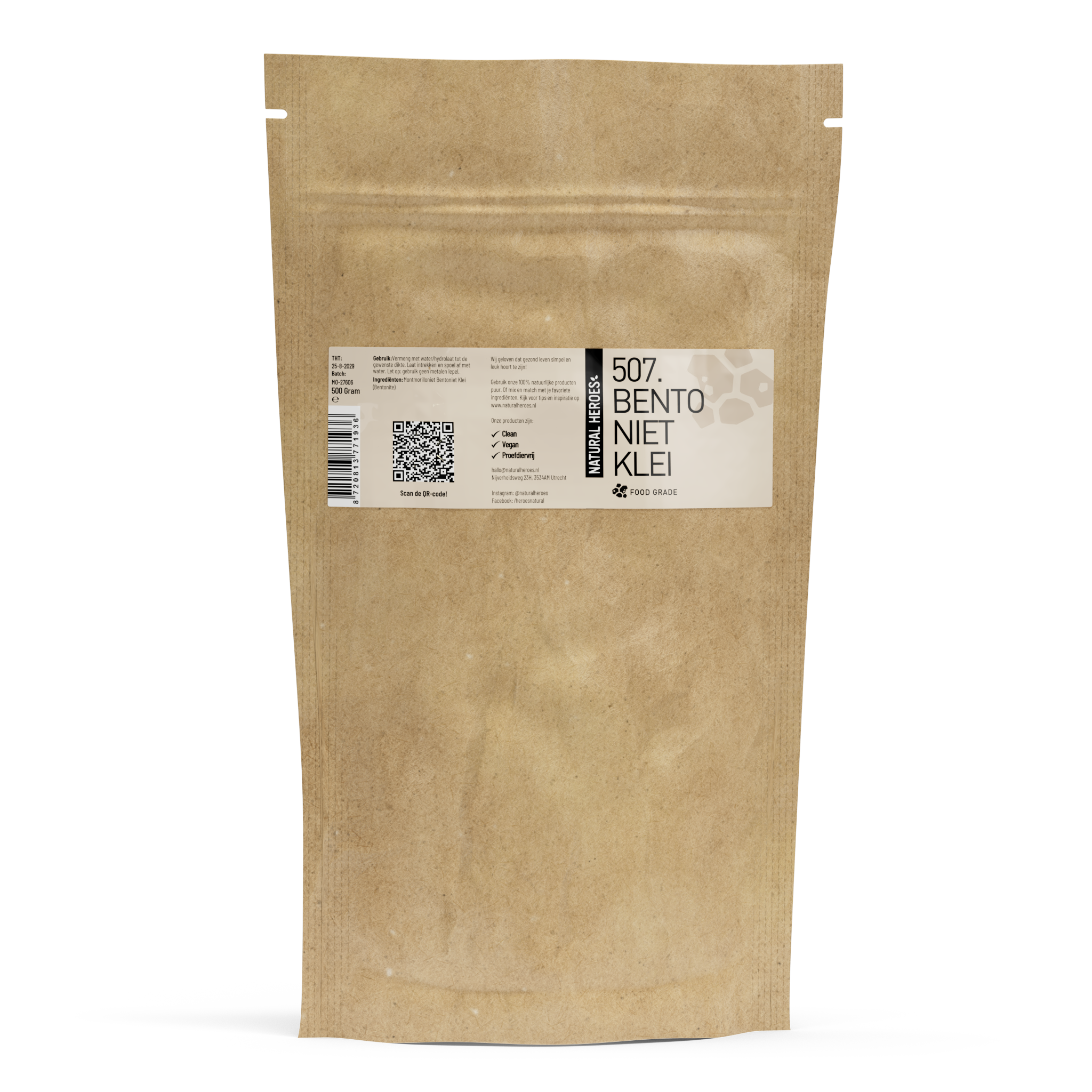 Bentoniet Klei (Food Grade)